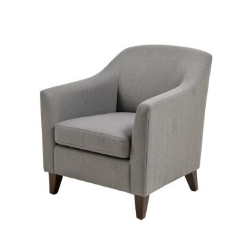 Angelene Upholstered Parsons Chair In Gray