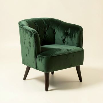 Tufted Velvet Upholstered Side Chair (synthetic illustration; no displayed measurements)