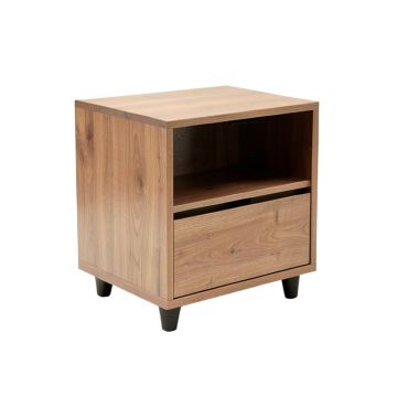 Tolleson Solid Wood End Table With Storage