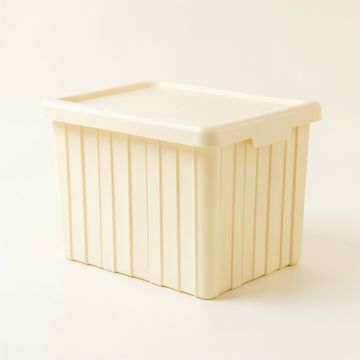 Juniper Crest Closed Outdoor Storage Box - Ivory (synthetic illustration; no displayed measurements)