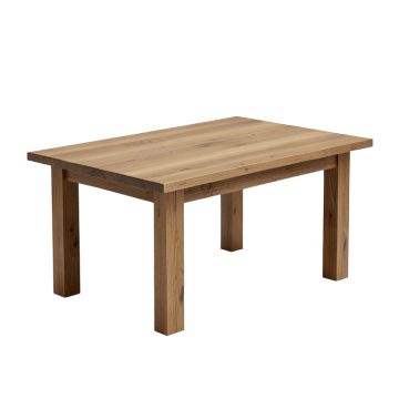 Cammack Industrial Rectangular Solid Wood Dining Table
