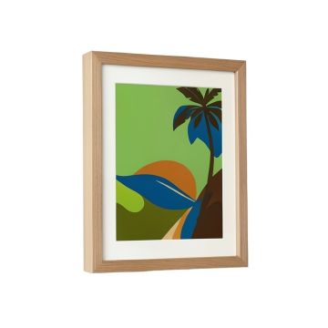 Summer 6 Framed Graphic Art On Wrapped Canvas