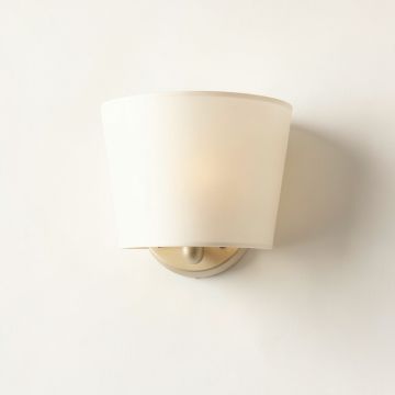 Glen Bridge Wall Sconce Mounted On A Plain Wall - Ivory (synthetic illustration; no displayed measurements)