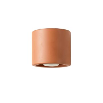 Cove Branch Wall Sconce Mounted On A Plain Wall - Terracotta