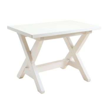 Vale Canyon Patio Table - White