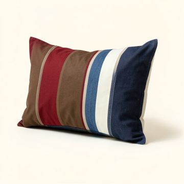 Surikova Ticking Striped 100 % Cotton Pillowcase (synthetic illustration; no displayed measurements)