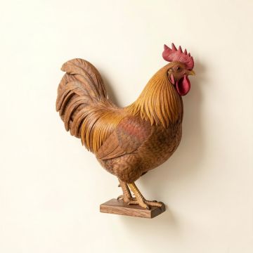 Cameo Rooster Print Wall Décor (synthetic illustration; no displayed measurements)