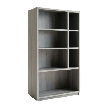 Shore Dell Freestanding Bookcase - Gray