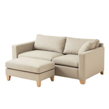 Abello 90 '' Wide Reversible Modular Sofa & Chaise With Ottoman