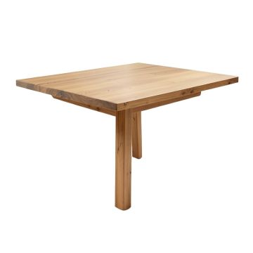 Antonio Extendable Butterfly Leaf Rubberwood Solid Wood Dining Table