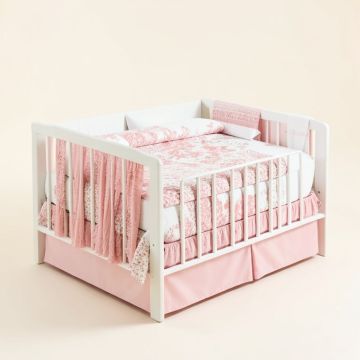 Bohemian 5 Piece Crib Bedding Set (synthetic illustration; no displayed measurements)