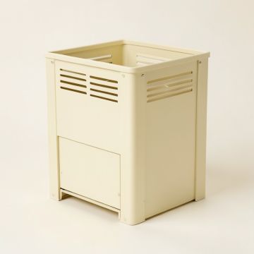 Juniper Bluff Closed Garden Compost Bin - Cream (synthetic illustration; no displayed measurements)