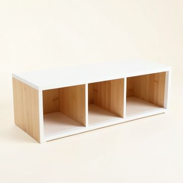Linden Canyon Shoe Storage Bench - White (synthetic illustration; no displayed measurements)