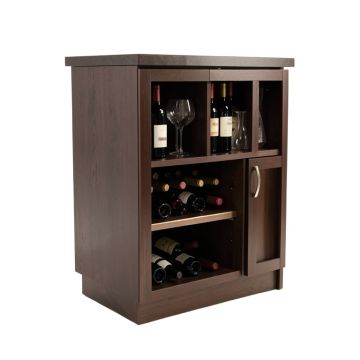 Susitna Bar With Wine Storage