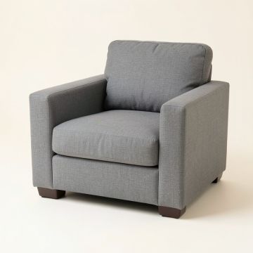 Juniper Dell Upholstered Armchair - Gray (synthetic illustration; no displayed measurements)