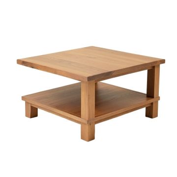 Maineville Solid Wood Coffee Table With Storage