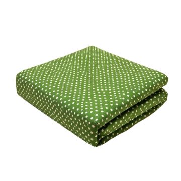 Old Fashioned 60S 70S Inspired Polka Dot Fitted Sheet