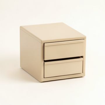 Cedar Brook Small-Parts Storage Drawer Cabinet - Beige (synthetic illustration; no displayed measurements)