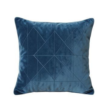 Moss Arc Filled Accent Pillow - Blue