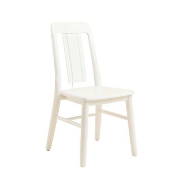 Slate Dell Dining Chair - White