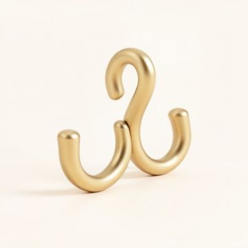 Esters Resin Shower Curtain Hooks (synthetic illustration; no displayed measurements)