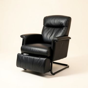 Faux Leather Chair (synthetic illustration; no displayed measurements)