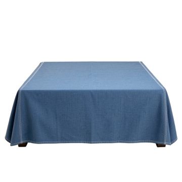 Meadow Canyon Flat Bed Sheet - Blue