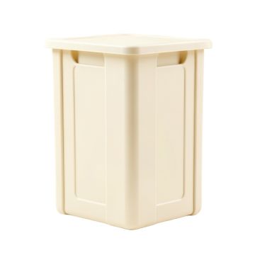 Bay Canyon Closed Outdoor Storage Box - Ivory