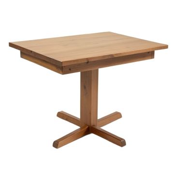 Poe Cross-Buck Extendable Dining Table