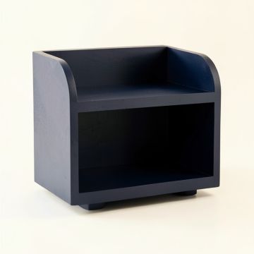 Linden Bridge Empty Mug-Storage Cabinet Insert - Navy (synthetic illustration; no displayed measurements)
