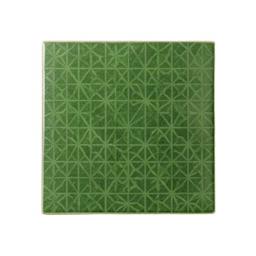 Dawn Bluff Uninstalled Square Decorative Tile - Green