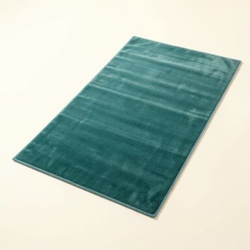 Poynor Hand-Tufted Teal Indoor/Outdoor Area Rug (synthetic illustration; no displayed measurements)