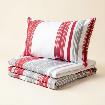 Hotel Body 200 Thread Count Striped 100 % Cotton Pillowcase (synthetic illustration; no displayed measurements)
