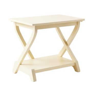Holly Bluff Side Table - Cream