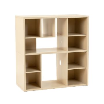 Dune Bluff Desktop Shelving Unit - Beige (synthetic illustration; no displayed measurements)