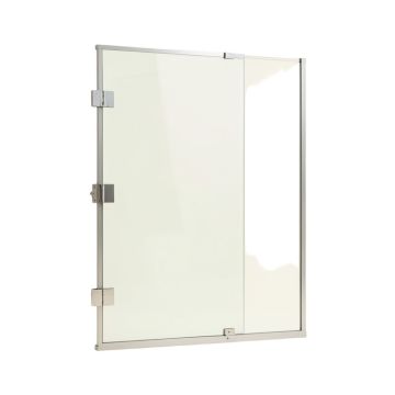 60 '' W X 78 '' H Single Sliding Frameless Shower Door