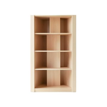 Slate Dell Freestanding Bookcase - Beige