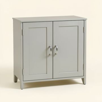Notification 2 Door Accent Cabinet (synthetic illustration; no displayed measurements)