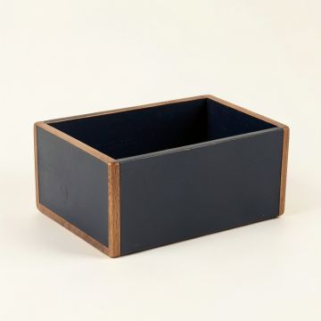 Maple Branch Empty Storage Basket - Navy (synthetic illustration; no displayed measurements)