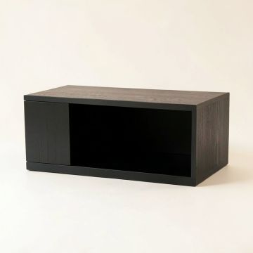 Lake Crest Shoe Storage Bench - Black (synthetic illustration; no displayed measurements)