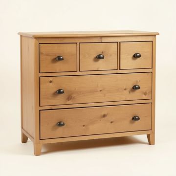 Markovich 5 Drawer Combo Dresser (synthetic illustration; no displayed measurements)