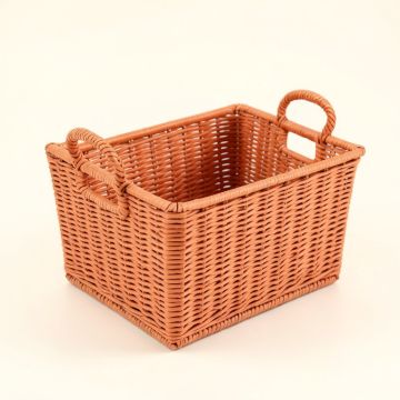 Stone Bluff Empty Storage Basket - Terracotta (synthetic illustration; no displayed measurements)