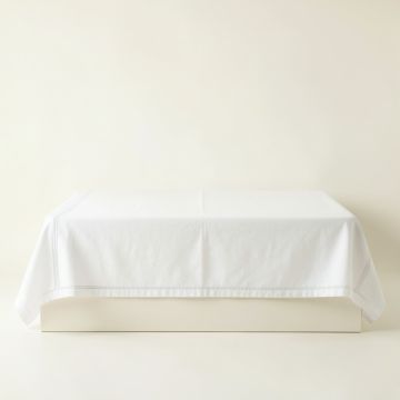 Wren Canyon Flat Bed Sheet - White (synthetic illustration; no displayed measurements)