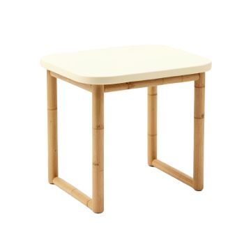Elm Bridge Compact Balcony Table - Cream