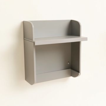 Deloach 24 '' W X 42 '' H X 10 '' D Wall Mounted Bathroom Shelves (synthetic illustration; no displayed measurements)