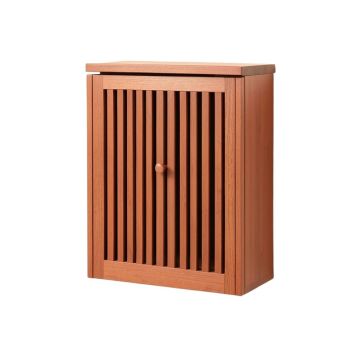 Ash Brook Wall-Mounted Entry Cabinet - Terracotta