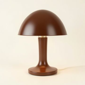 Foltz 25 '' Brown Arched Lamp (synthetic illustration; no displayed measurements)