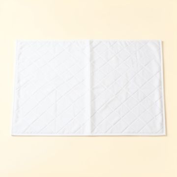 Bay Branch Bath Mat - White (synthetic illustration; no displayed measurements)