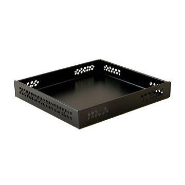 Birch Bend Empty Under-Desk Cable Tray - Black