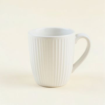 Glen Dale Ceramic Mug - White (synthetic illustration; no displayed measurements)